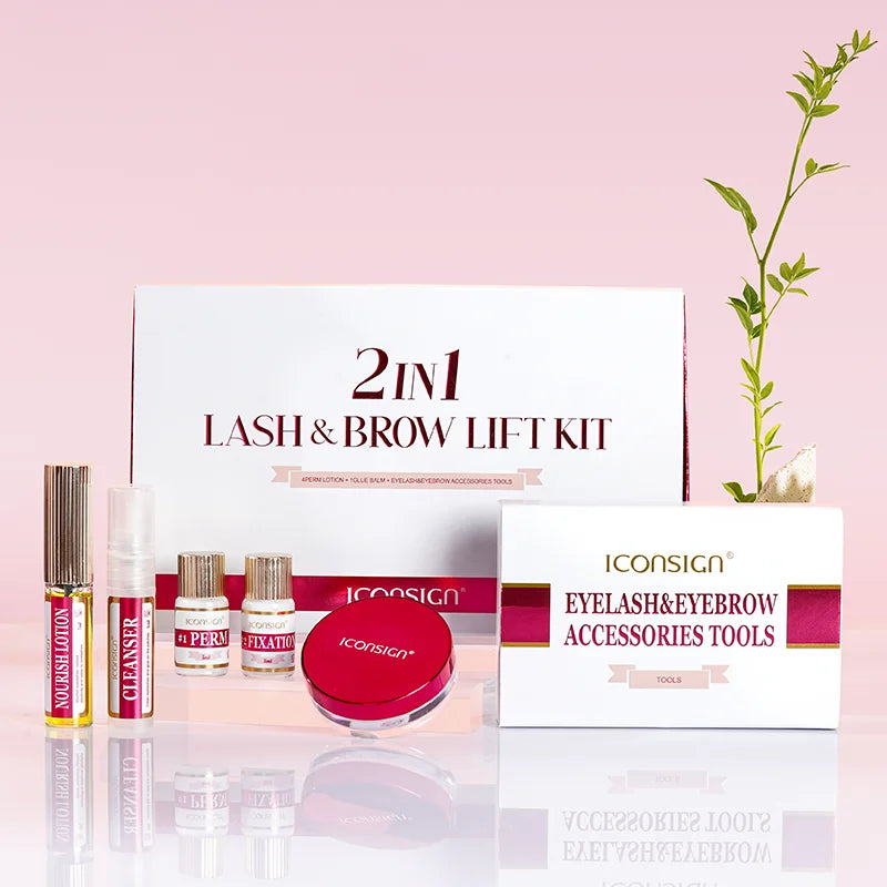 IconSign 2in1 Professional Lash And Brow Lift Kit Mascara
