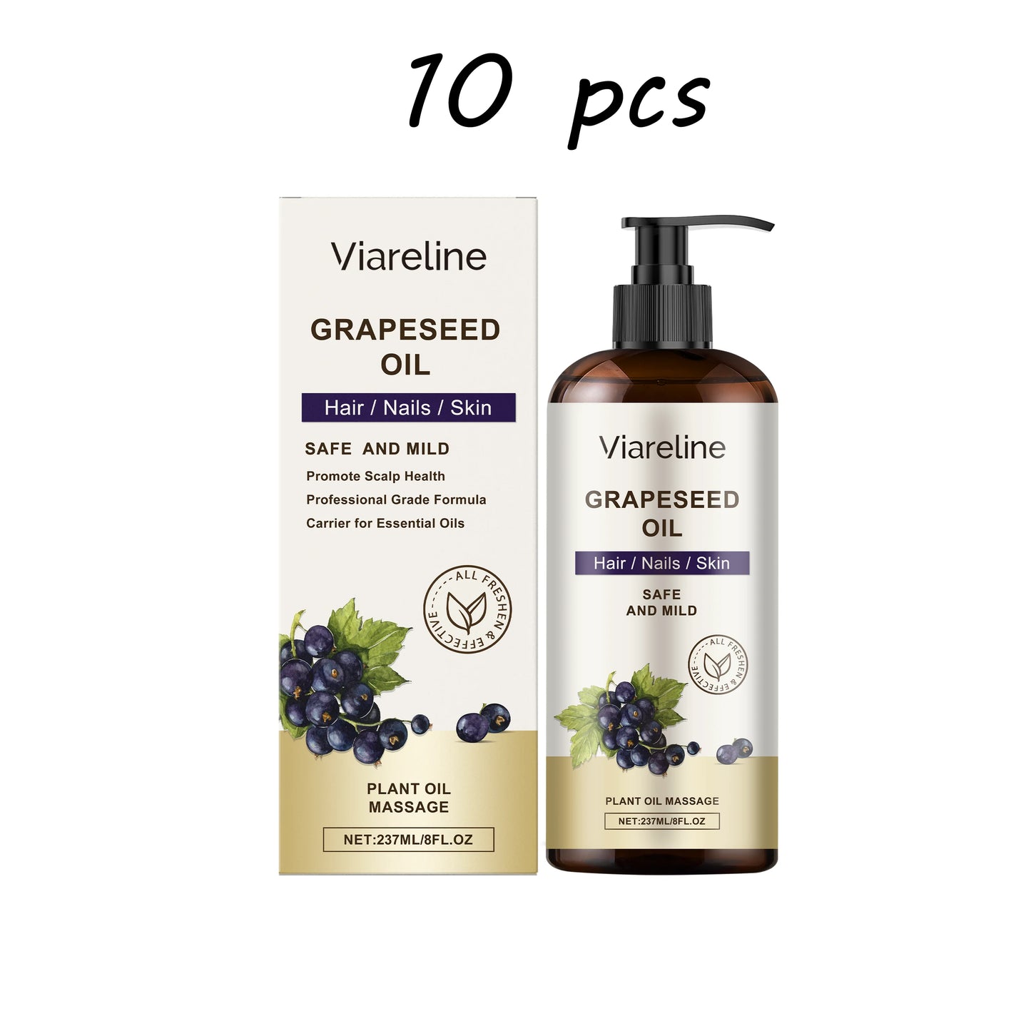 Grapeseed Essential Oil Nourishing Hair Skin Moisturizing