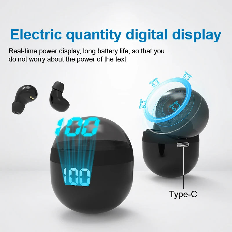 Shuke Bluetooth Sleep Earphones True Wireless Mic Earphones
