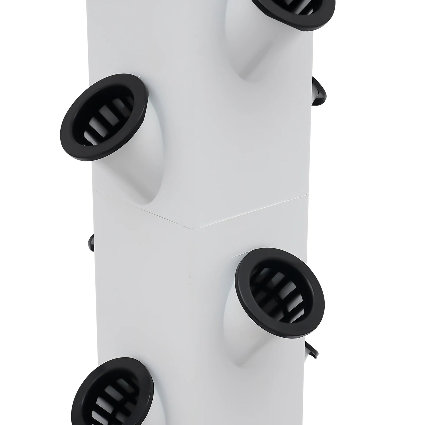 56 Hole Hydroponics Growing Kit White Vertical Tower Pump