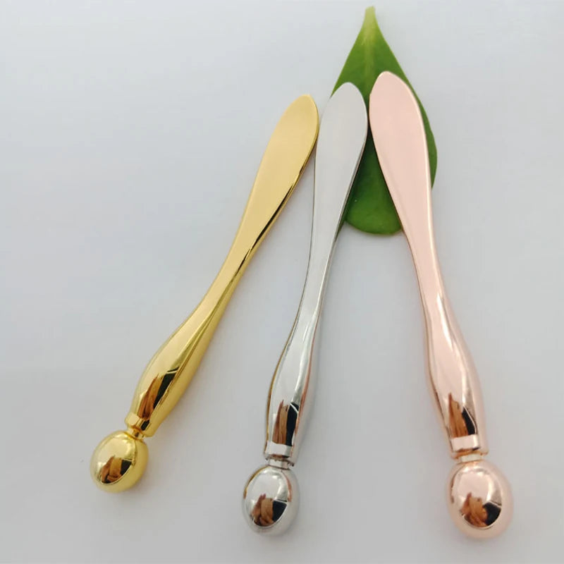 Metal Face Massage Stick Anti Wrinkle Eye Cream Applicator