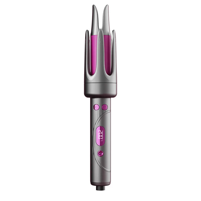 Automatic Curler 32mm Big Curl Negative Ion Ceramic Curler 4-speed Adjustable Beep Digital Display Quick Styling Tool