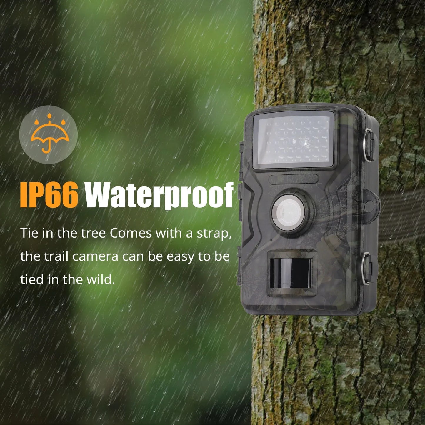 1080P Wireless Trail Camera Hunting Cameras Infrared Night Vision Mobile Monitoring IP66 Waterproof Trail Camera Trigger