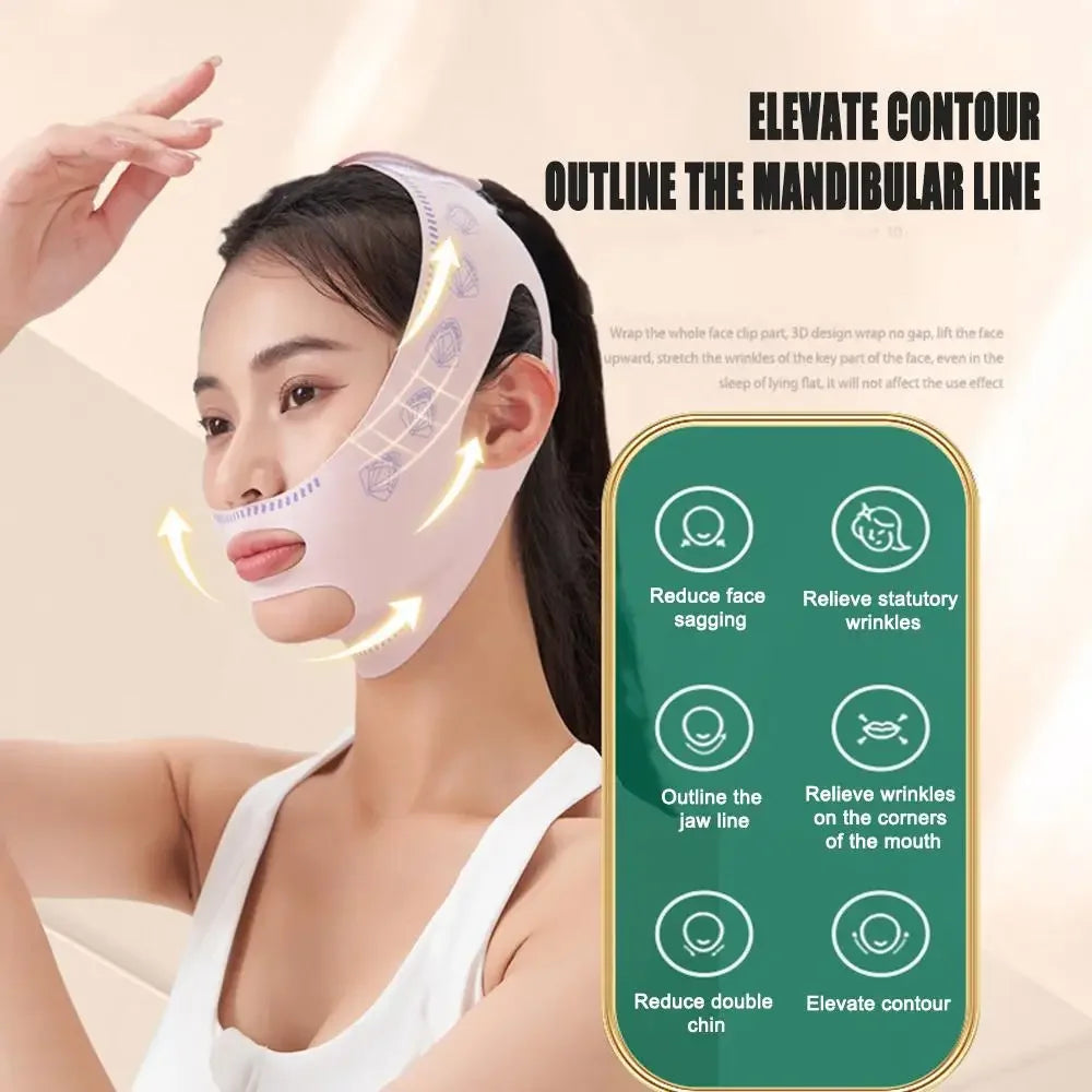 Chin Cheek Slimming Bandage V Shaper Facial Lifting Mask