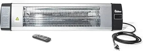 Carbon Infrared Outdoor Heater For Restaurant Patio Black