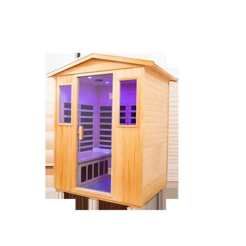 4 Person Far Infrared Outdoor Sauna Room With Easy Assembly
