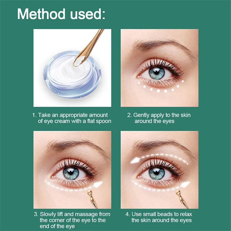 Metal Face Massage Stick Anti Wrinkle Eye Cream Applicator
