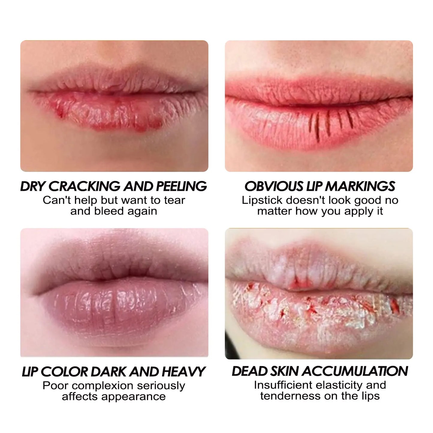 Moisturizing Lip Balm Fade Lip Lines Long Lasting Anti-cracking Prevent Dry Cracking and Peeling Plump Lips Female Makeup Tools