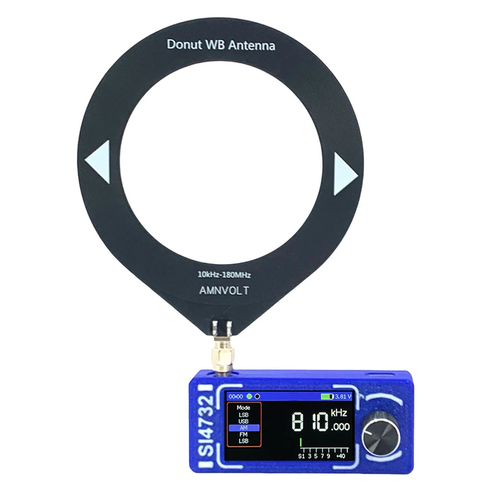 AMNVOLT Mini Pro DSP Radio Si4732 Pocket Receiver Full Band