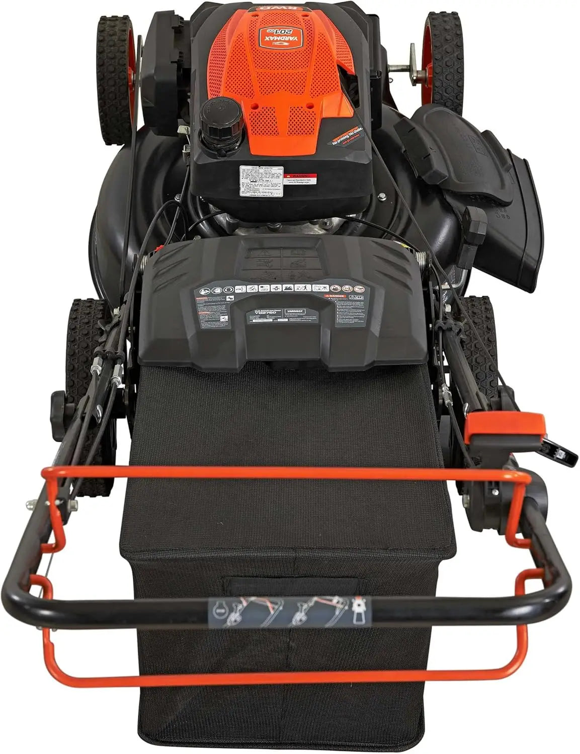 22 Inch 201cc Pace 6 Speed CVT High Wheel RWD Mower Black