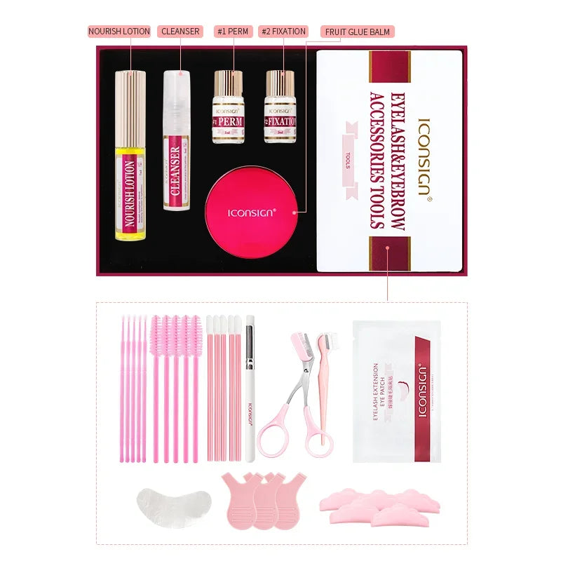 IconSign 2in1 Professional Lash And Brow Lift Kit Mascara