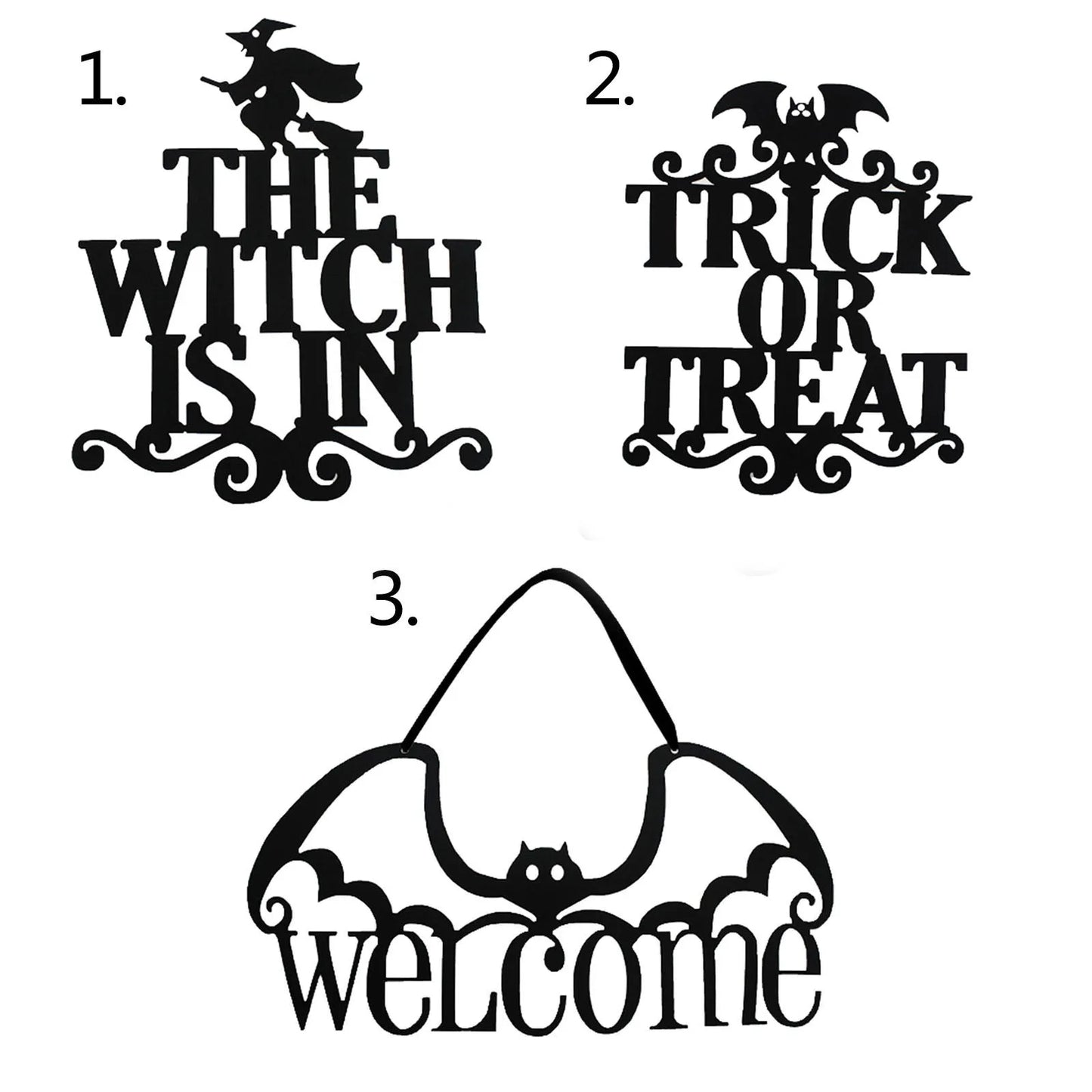 Halloween Door Hanging Decorations Spooky Wall Decor