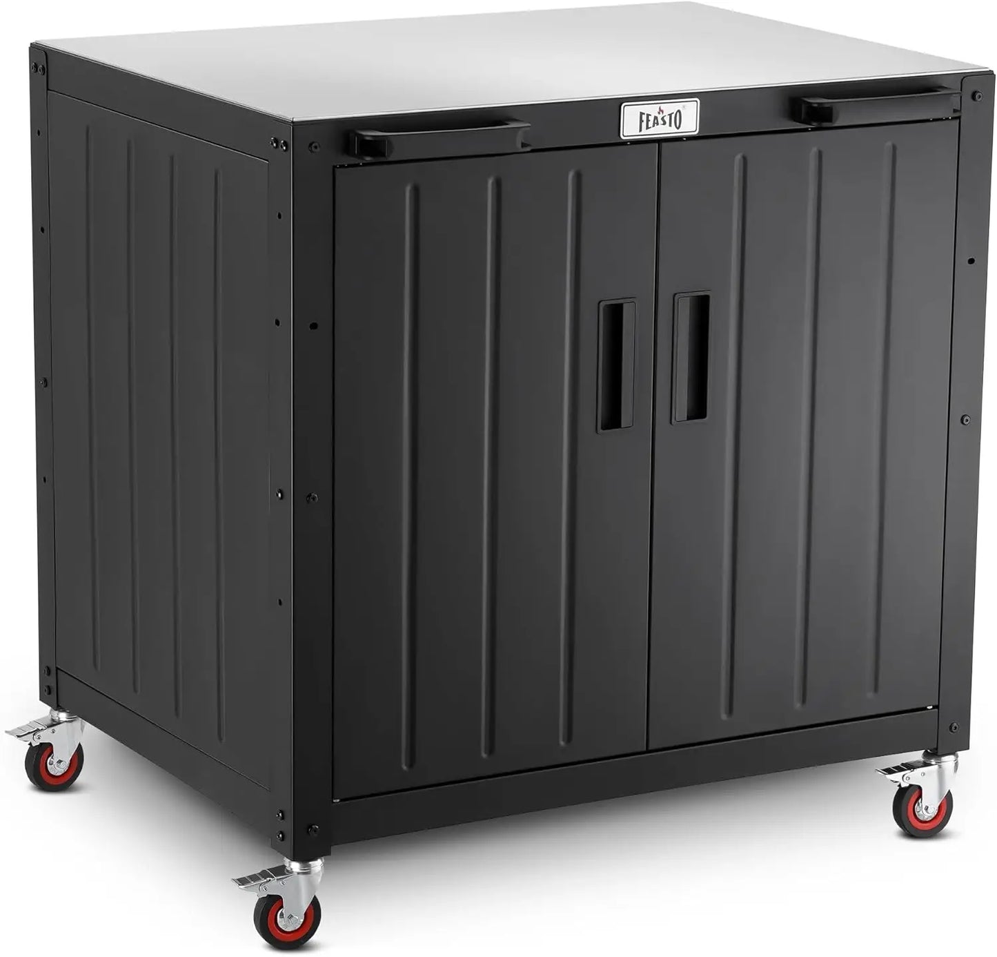 Outdoor Bar Cart With Storage Cabinet Grill Cart Stainless