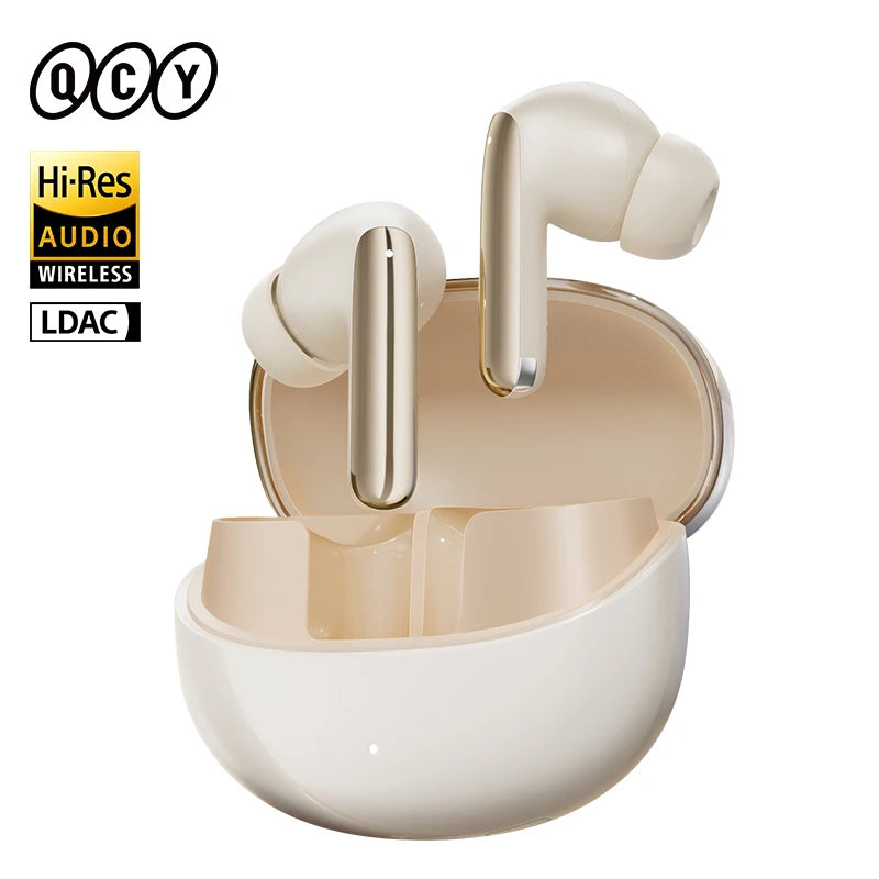 QCY MeloBuds Pro ANC Wireless Bluetooth Earphones 46dB Hybrid ANC Hi-Res LDAC Bluetooth 5.3 Earbuds 6 Mic 34H Playtime