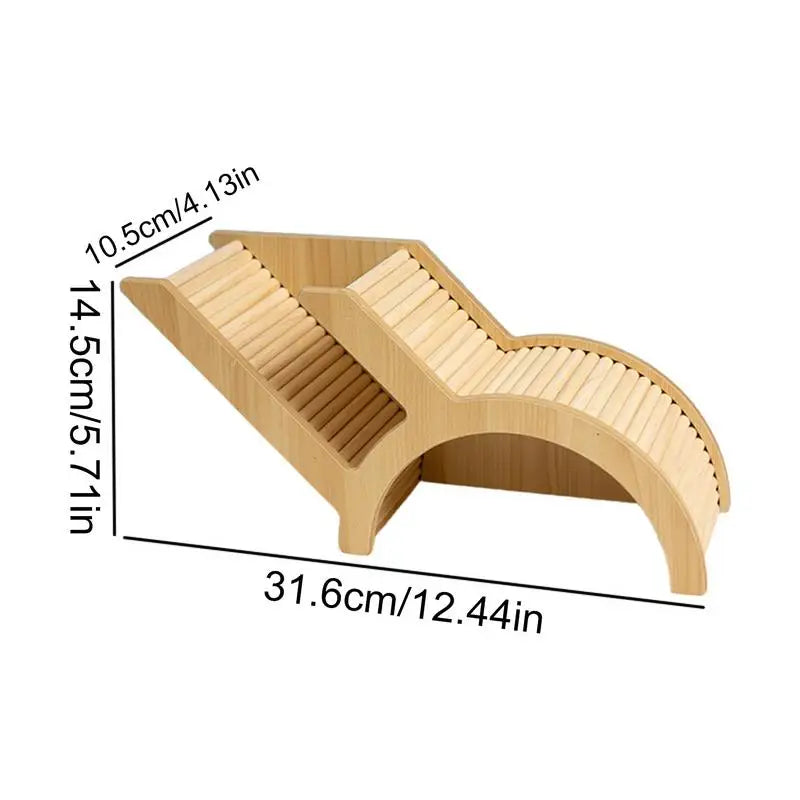 Wooden Hamster Hideouts Hamster Playground Burrow Tunnel Ladder Wooden Small Animals Playpen For Pets Gerbils And Hedgehogs