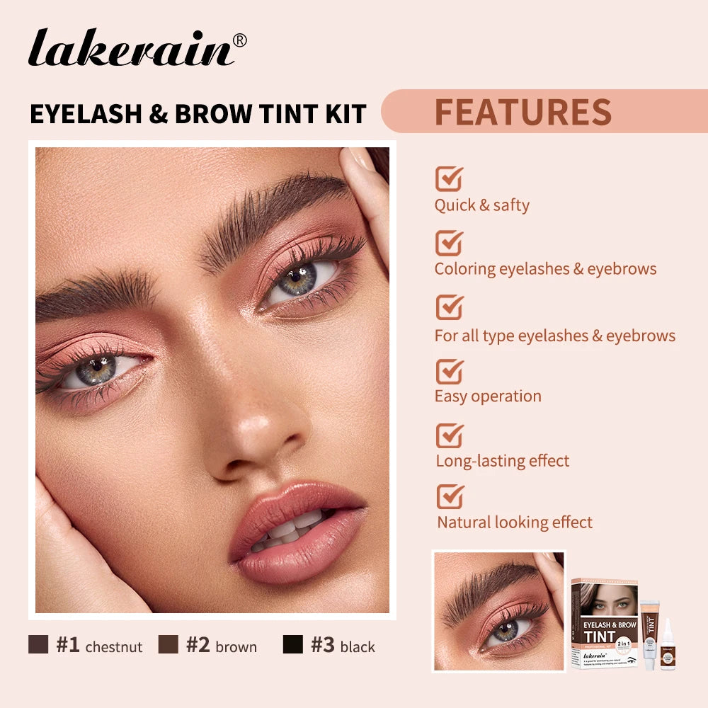 2 In 1 Lash Lift Tint Kit Waterproof Mascara Brow Lamination