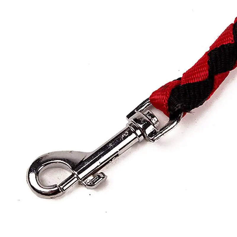 1.4m Pet Double Leash 2 Way Couplers Dog Rope Elastic Extended Outdoor Training