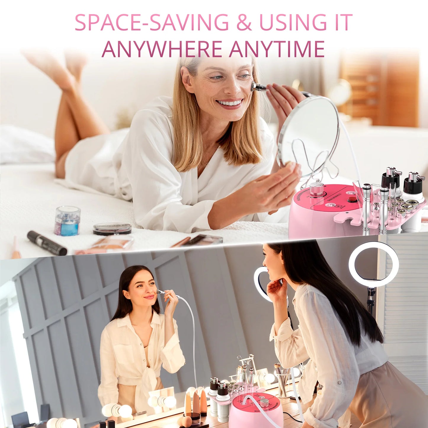 Diamond Facial Peeling Machine Home Use Professional Microdermabrasion Nano Water Spray Exfoliation Beauty Machine