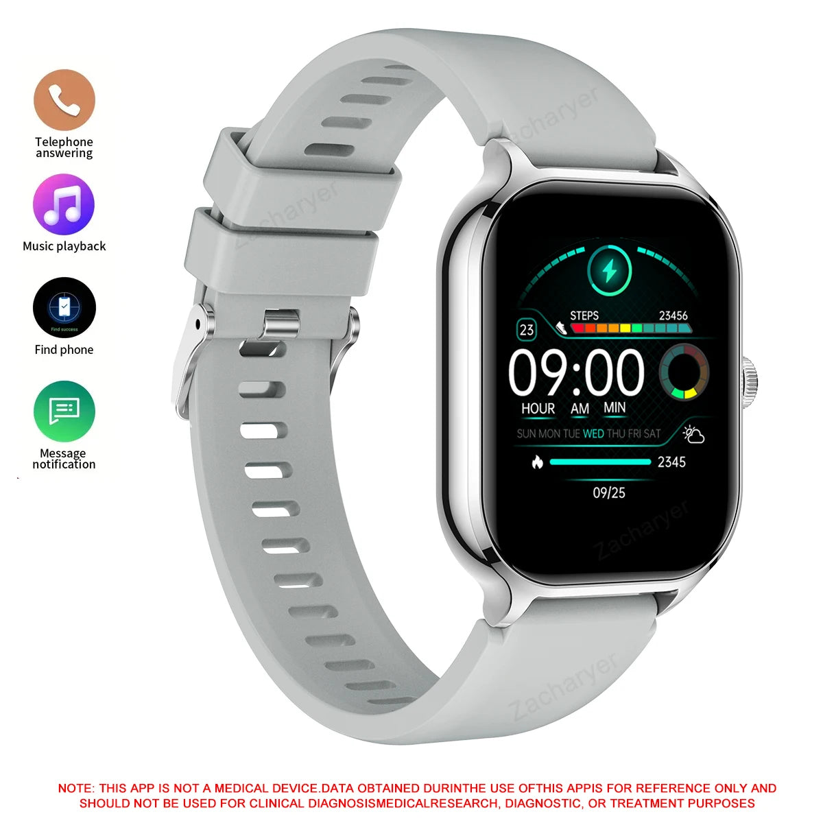 2025 Smart Watch Wireless Dialing Multiple Sport Modes Various App Notifications Perfect Gift for Holidays iPhone Android