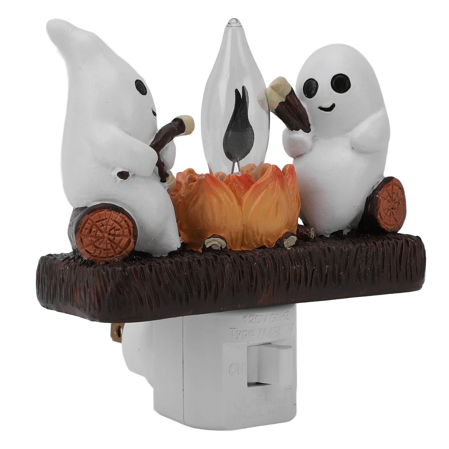 Ghost Campfire Night Light Indoor Resin Figurine Decoration