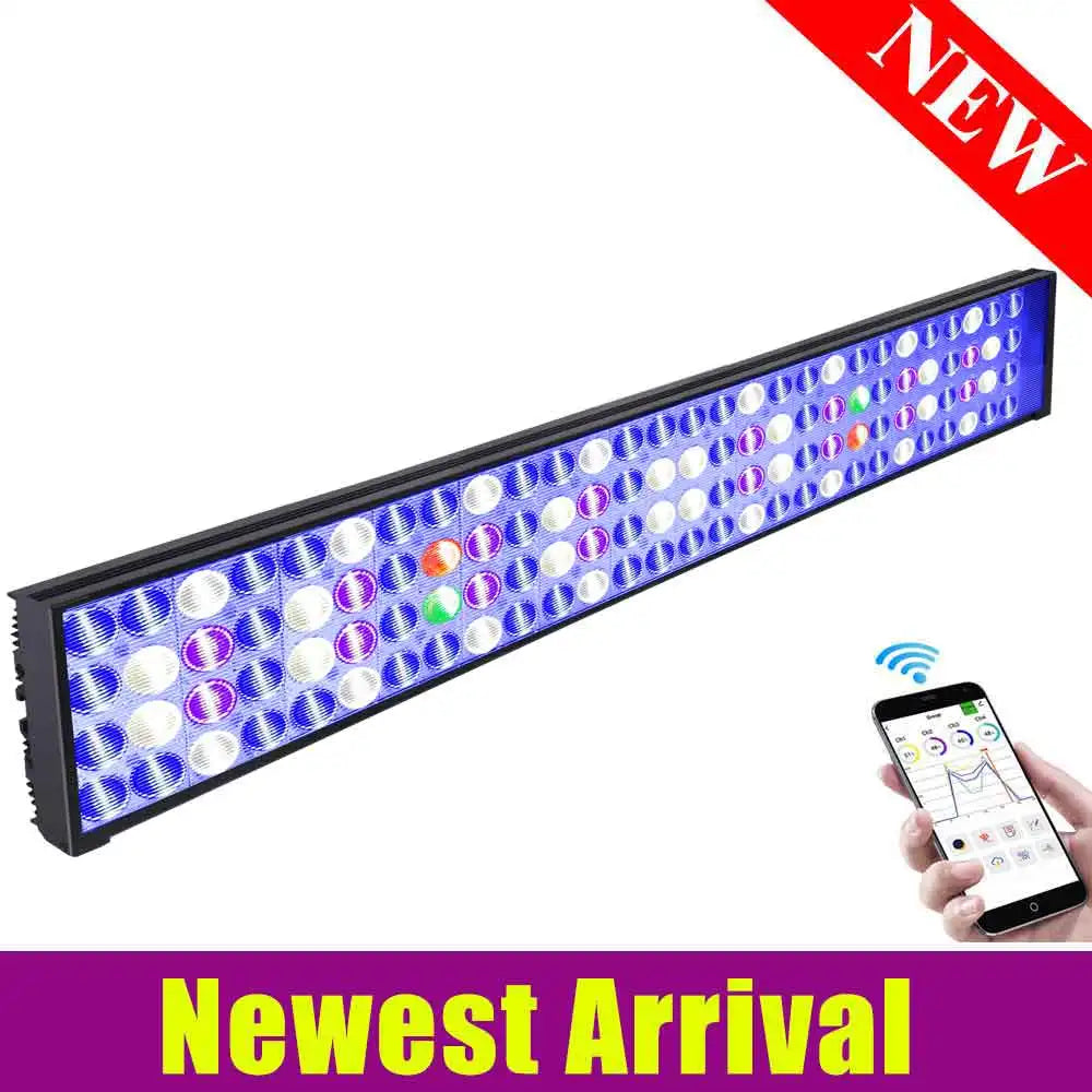 PopBloom 60cm WiFi Marine Aquarium Light Full Spectrum LED