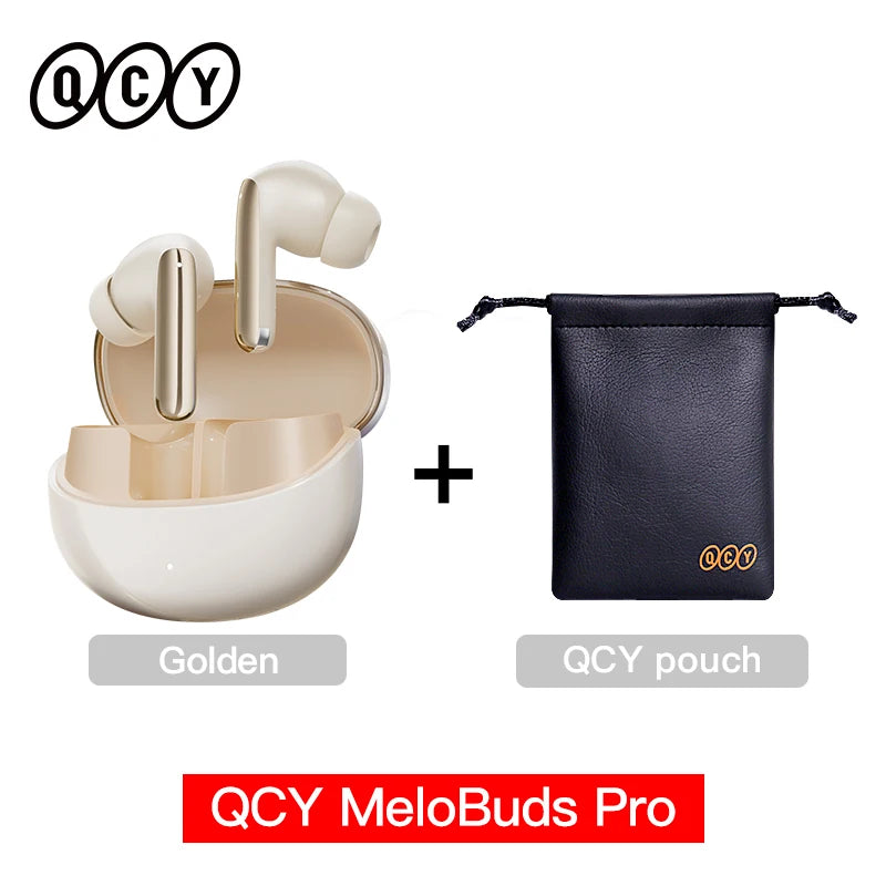 QCY MeloBuds Pro ANC Wireless Bluetooth Earphones 46dB Hybrid ANC Hi-Res LDAC Bluetooth 5.3 Earbuds 6 Mic 34H Playtime