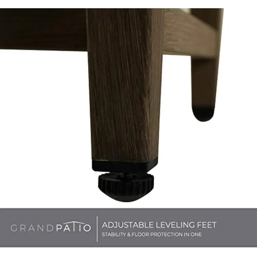 "Outdoor Wicker Storage Bench - 2-Seat Patio Bench for Garden, Porch, Living Room & Bedroom"