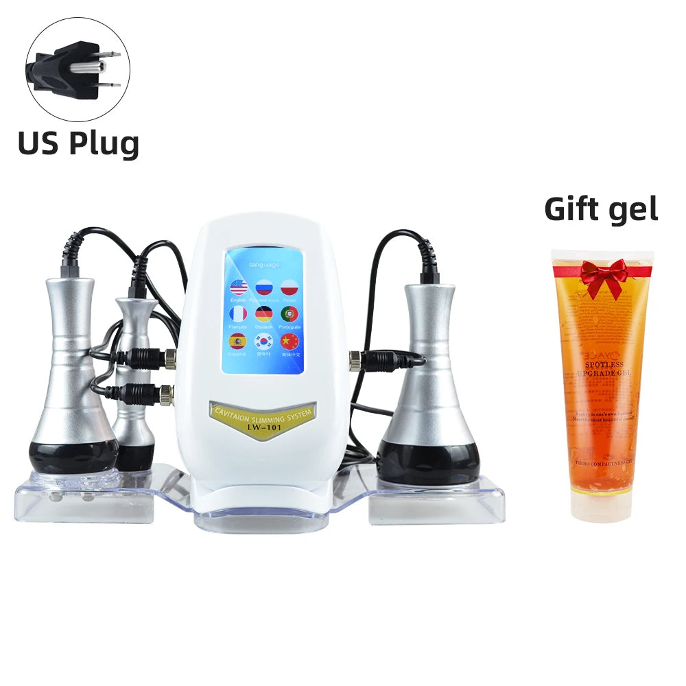 Miss Queeny 3-in-1 Vacuum 40K Slimming Cavitation Machine Skin Tightening and Anti Wrinkle Equipment