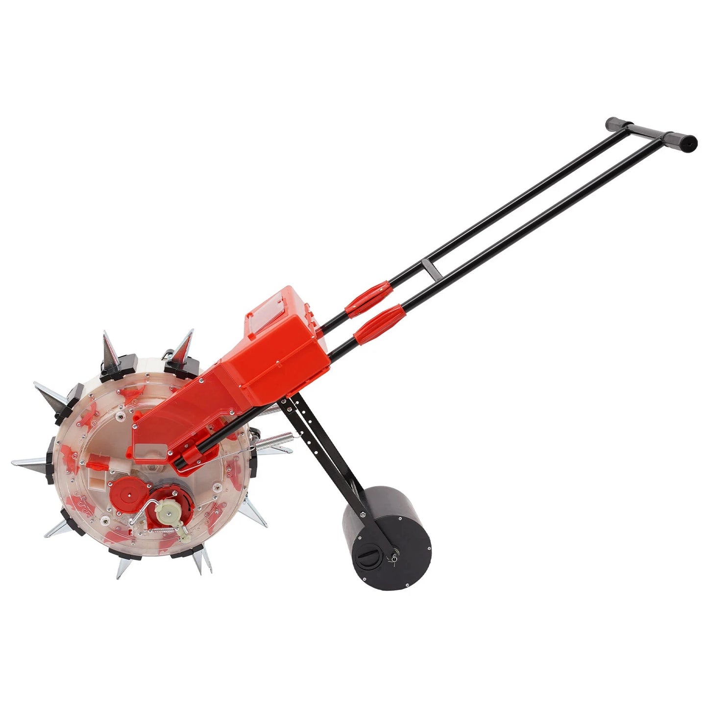 Hand-Push 10-Hole Seeder – Walk-Behind Garden and Row Crop Planter for Agriculture