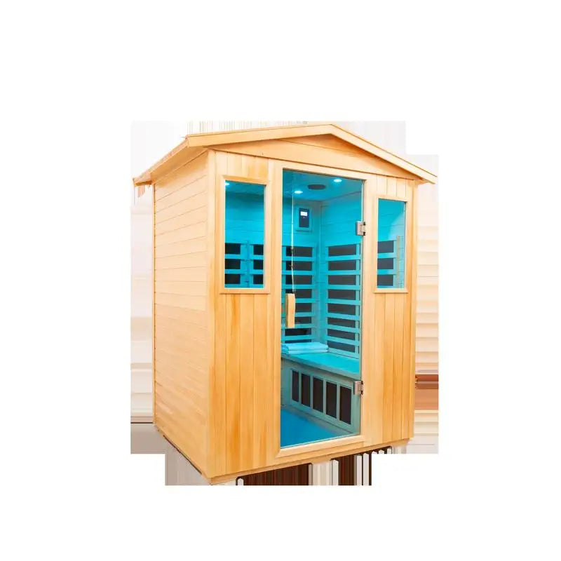 4 Person Far Infrared Outdoor Sauna Room With Easy Assembly