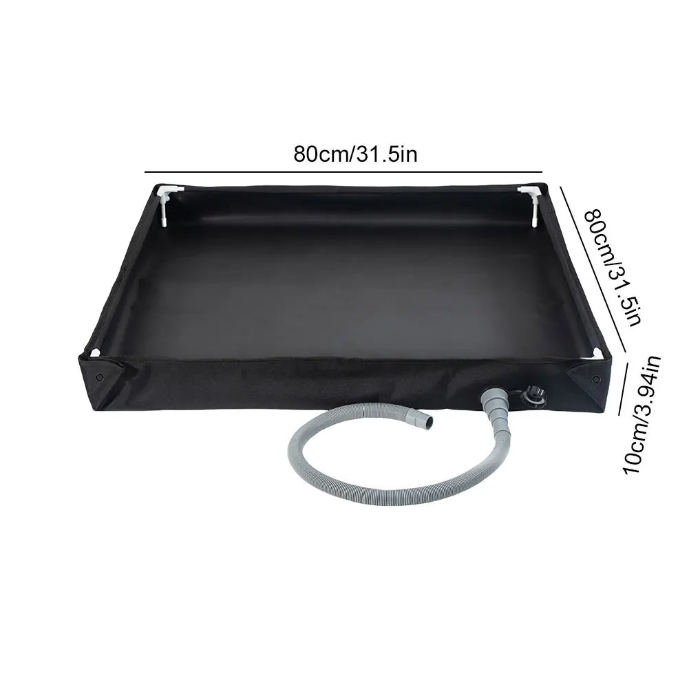 Foldable Shower Base With Drain Hose For RV Camping Outdoor