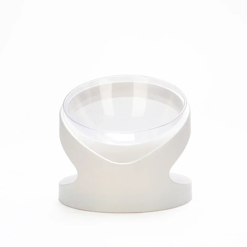 High Foot Cat and Dog Bowl with Neck Protector Anti Overturning and Binaural Pet Feeding Cup