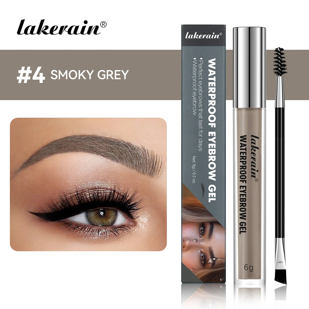 Lakerain Waterproof Eyebrow Gel Smudge Proof Long Lasting