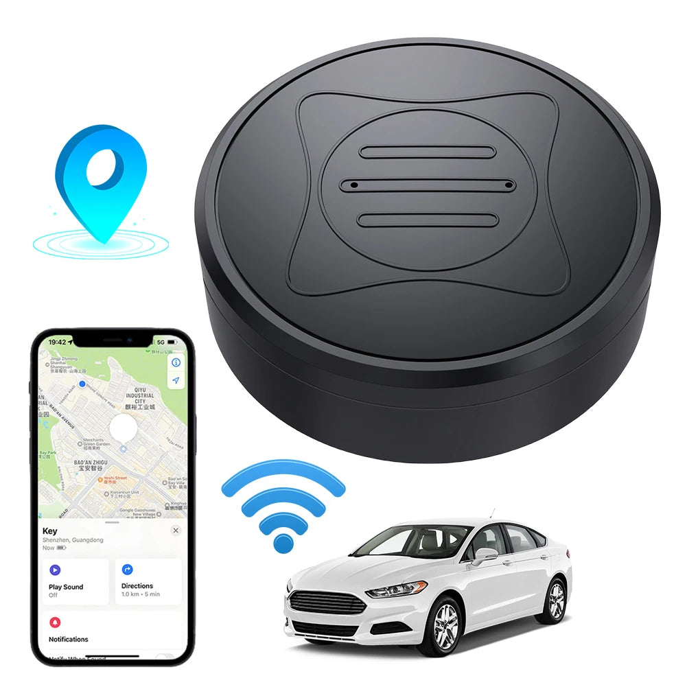 Smart Finder Locator Mini GPS Tracker Magnetic Real-Time Locator for Pets Vehicles Kids Bags Wallets