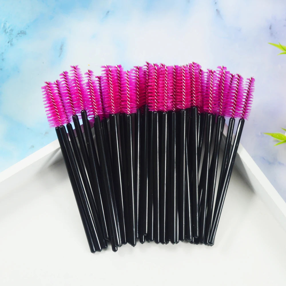 Brushes Eyelashes ExtensionsSupplies Makeup Brush Disposable Mascara Wands Applicator Lash Scrub