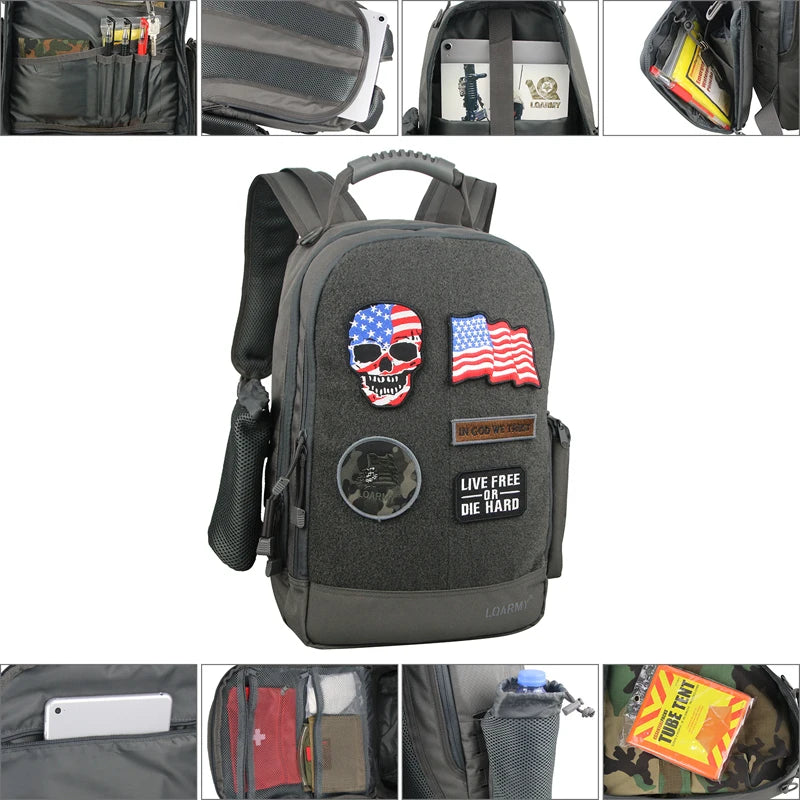 35L Outdoor Tactical Backpack Military Rucksacks Men Waterproof Multi-function Laptop Bag