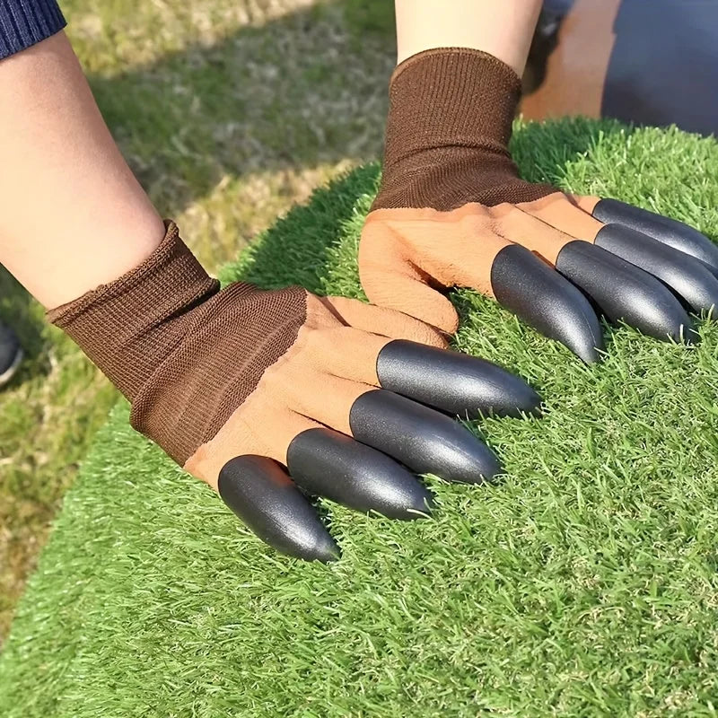 Gardening Work Gloves With Claws Unisex for Digging Planting
