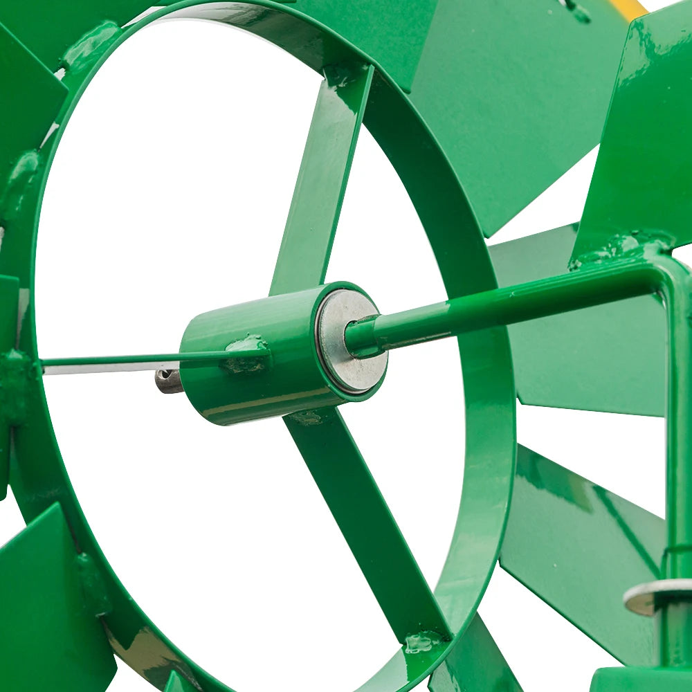 8FT Weather Resistant Garden Windmill Green For Yard Decor