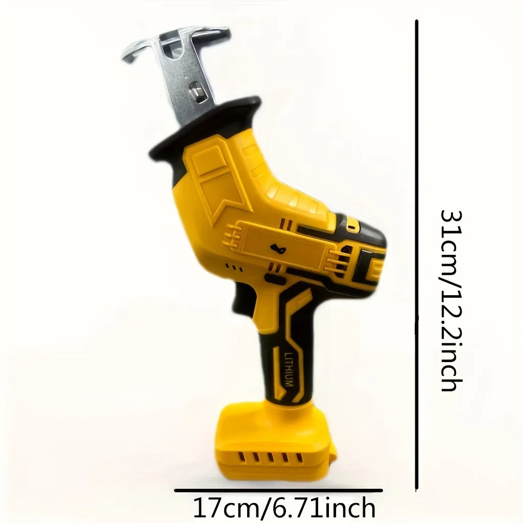 Cordless Reciprocating Saw Compatible With DeWalt 20V Battery,0-3500SPM Variable Speed,4 Saw Blades Kit(Tool Only)