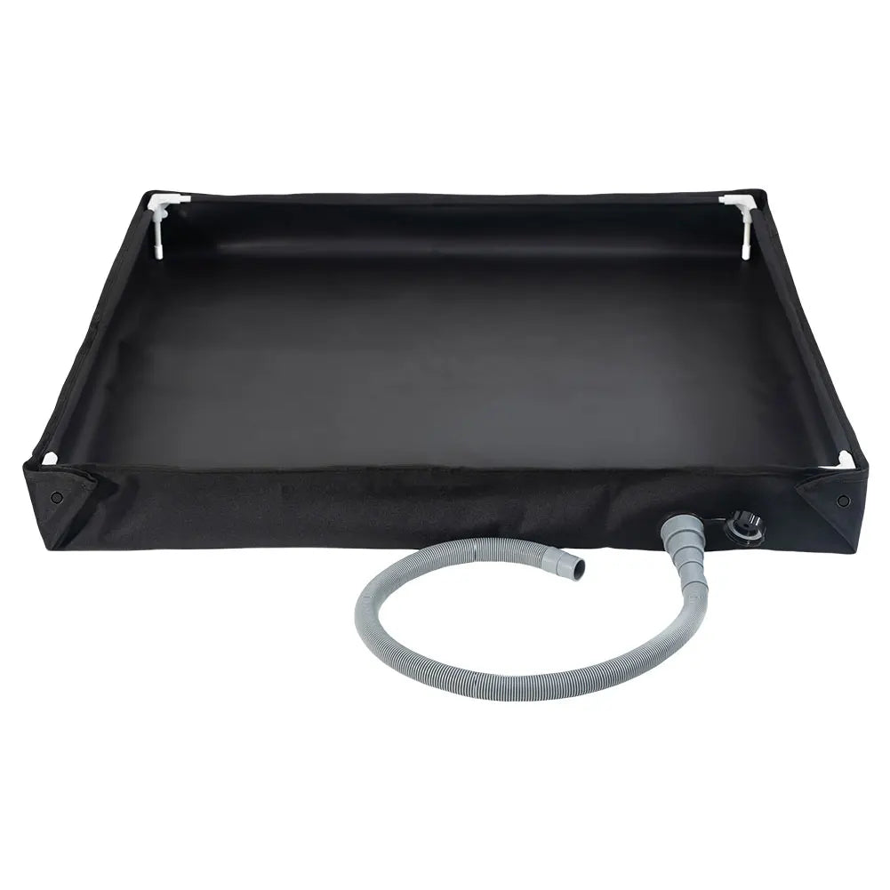 Foldable Shower Base With Drain Hose For RV Camping Outdoor