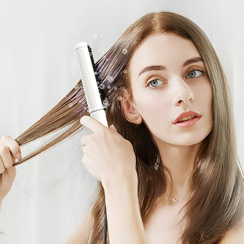 SEJOY Hair Straightening Comb 240-420 ℉ Negative Ion PTC Ceramic Heating 360°Rotating Wire Rapid Heating