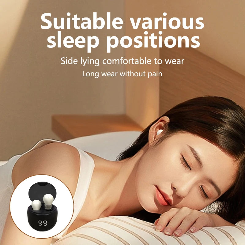 Shuke Bluetooth Sleep Earphones True Wireless Mic Earphones
