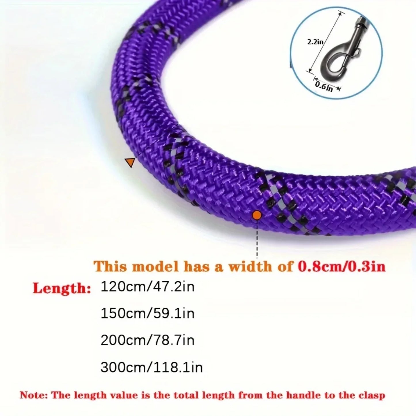 Reflective Dog Leash With Comfortable Padded Handle - Double Heavy Duty Traction Rope Strong Dogs - Enhance Safety And Contr
