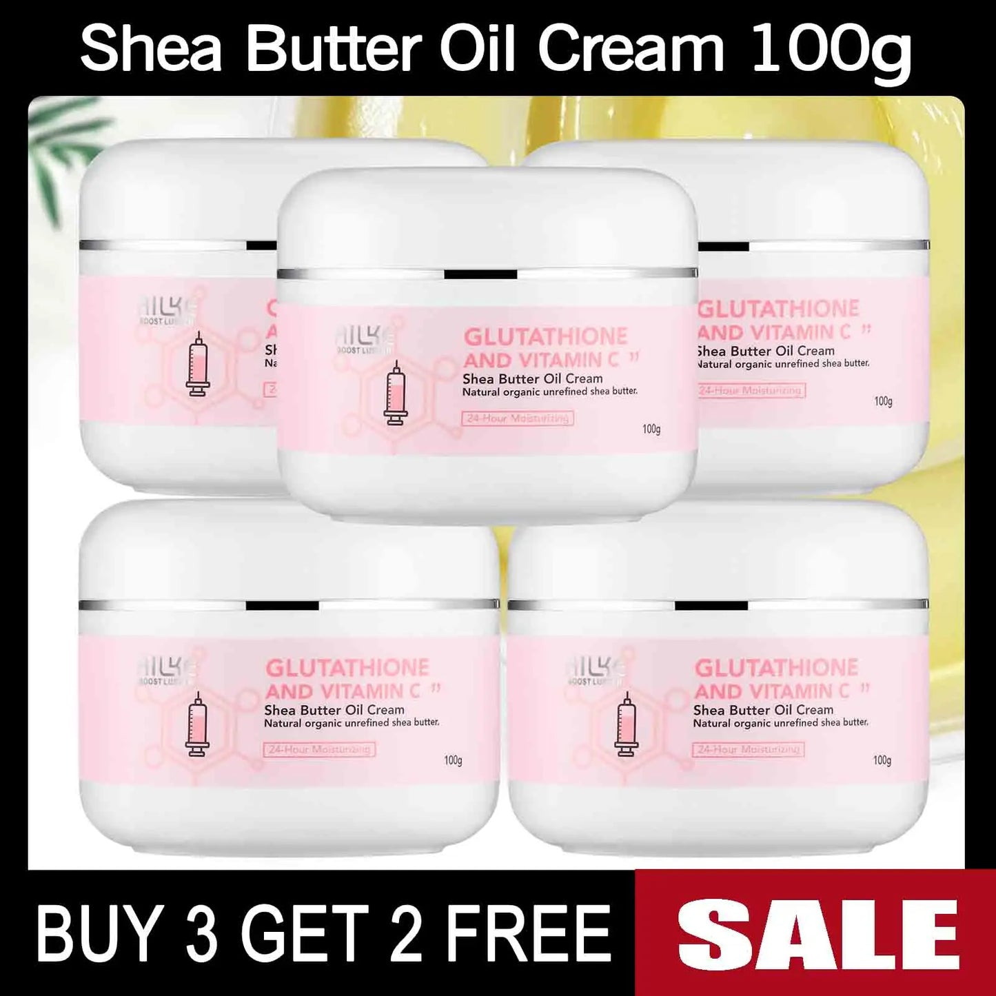 Ailke Whitening Lotion Glutathione Vitamin C Facial Set