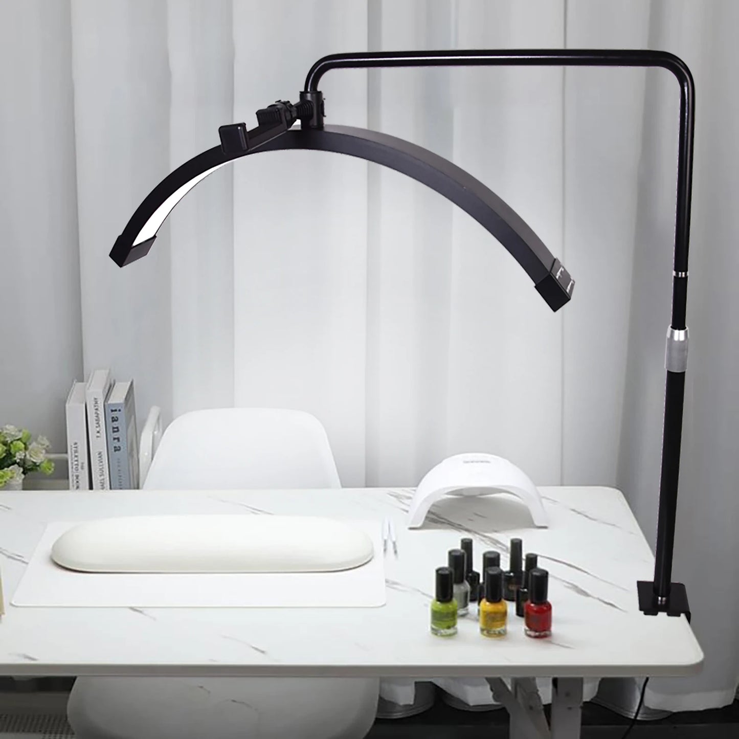 Fosoto Half Moon LED Video Light For Tattoo Eyelash Fill