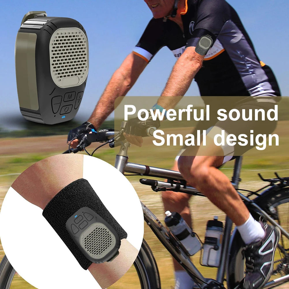 Wearable Bluetooth Speaker With Mic Clip Up To 30 Hours