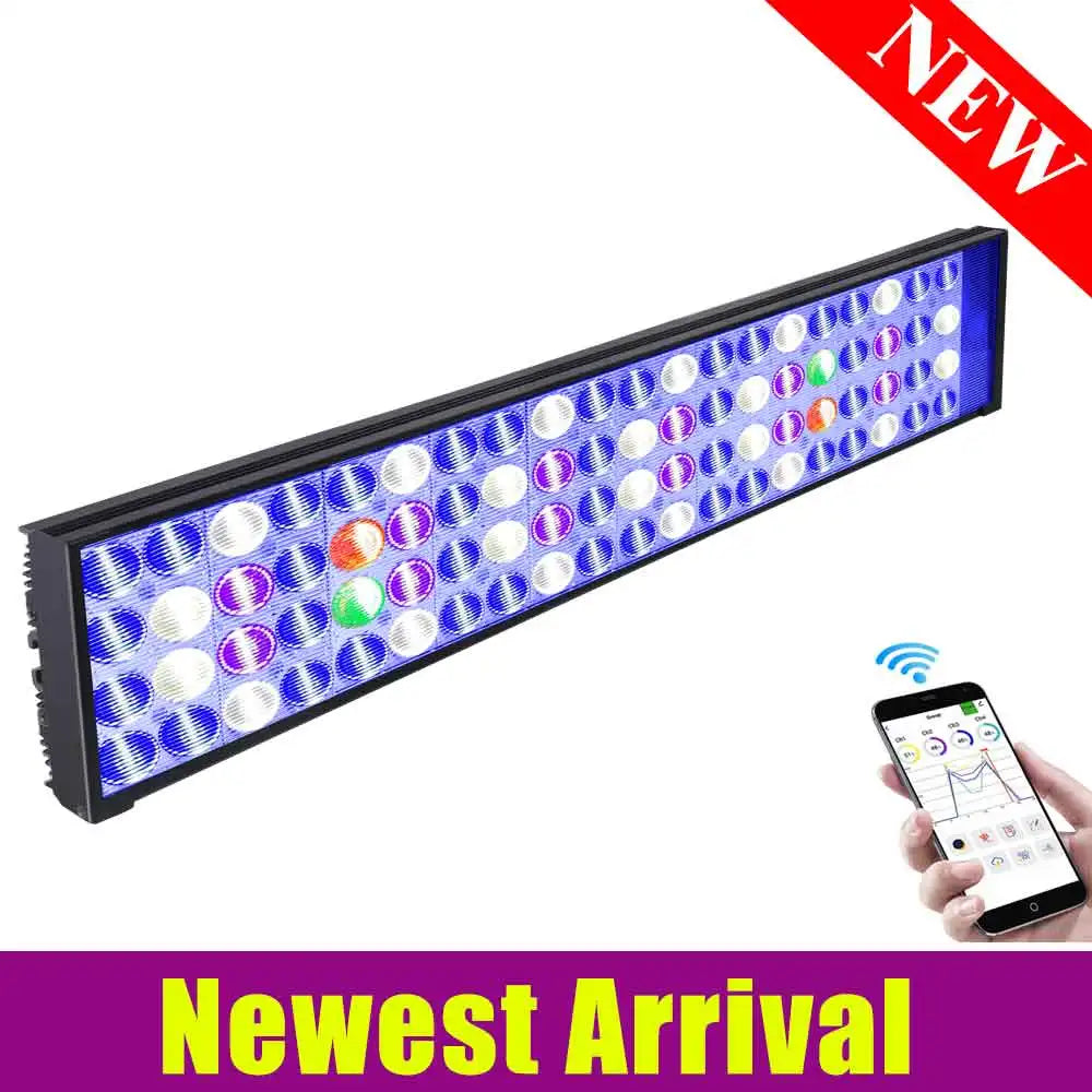 PopBloom 60cm WiFi Marine Aquarium Light Full Spectrum LED