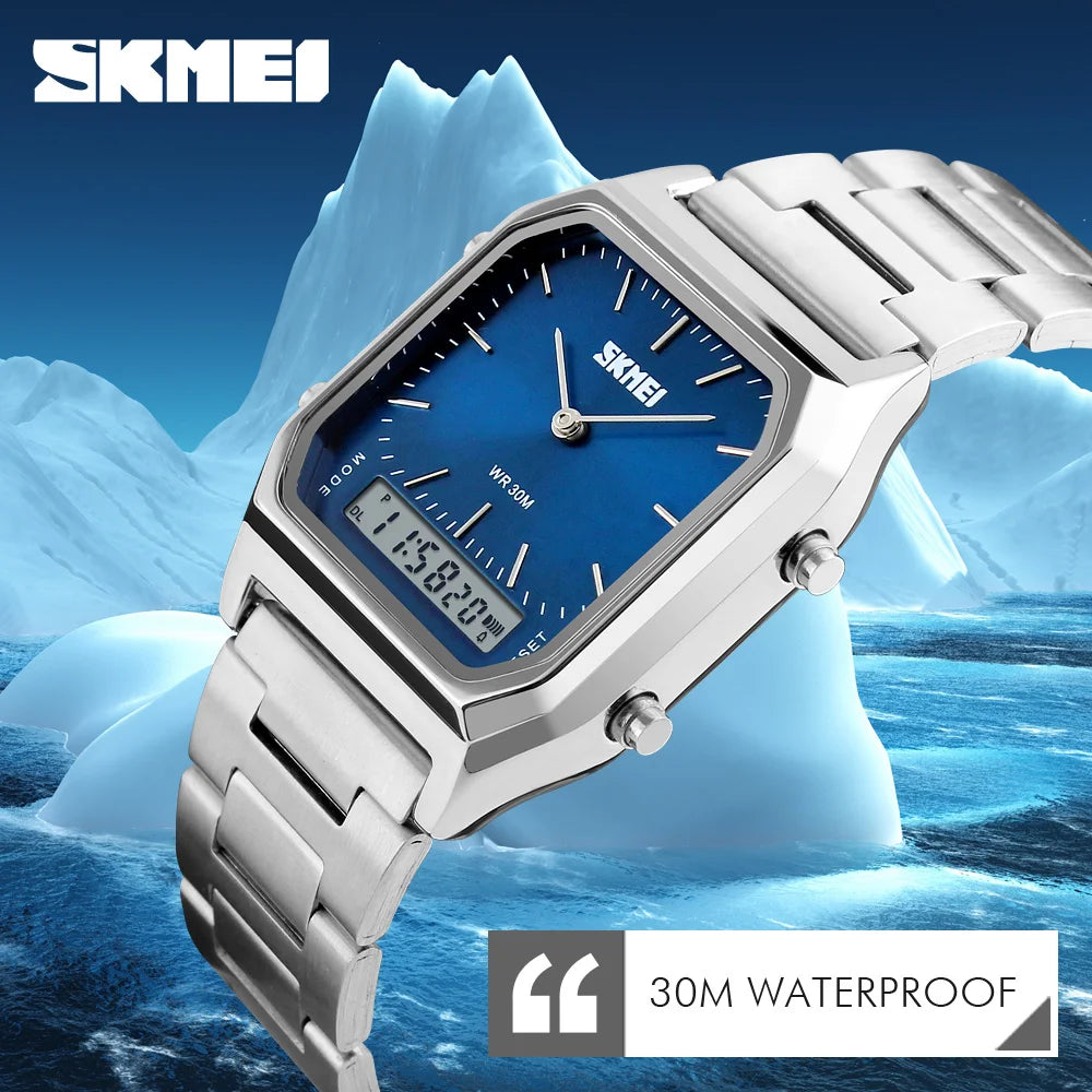 Skmei Digital Watch Dual Time Waterproof Chronograph Unisex