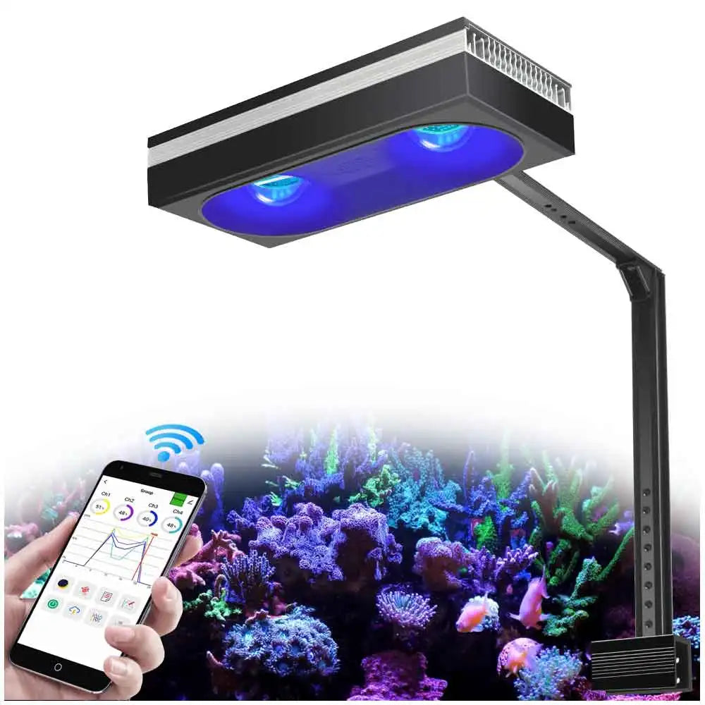 PopBloom RL90 RL180 WiFi Aquarium Light Full Spectrum LED