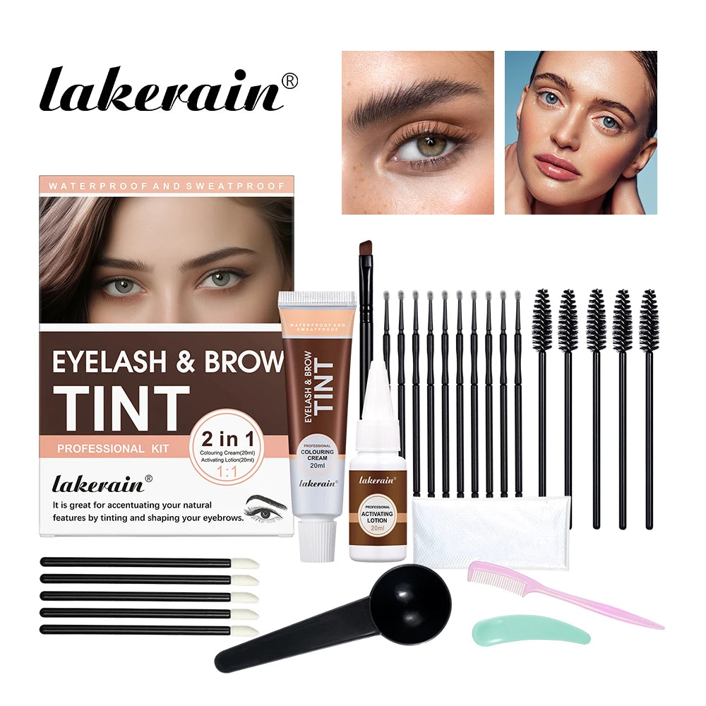 2 In 1 Lash Lift Tint Kit Waterproof Mascara Brow Lamination
